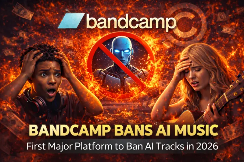 Bandcamp Goes "Human-Only": No More AI Music Allowed