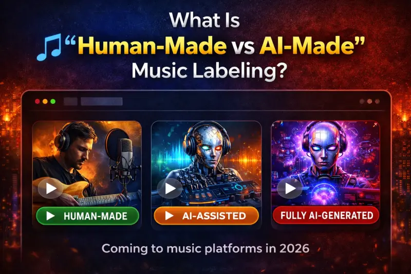 Human vs AI Music: Platforms to Label Songs in 2026
