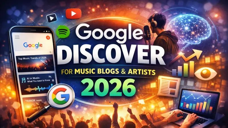 Google Discover for Music Blogs & Artists (2026)