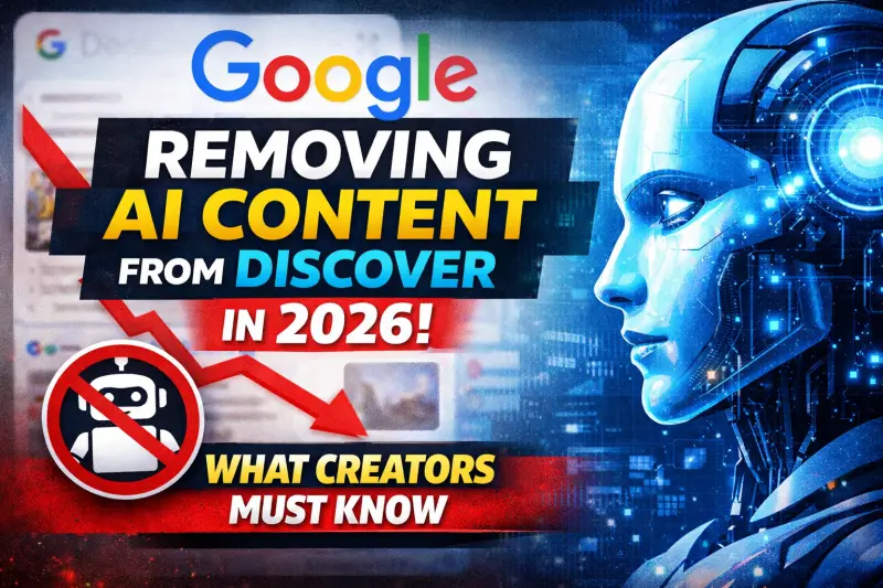 Google Removing AI-Generated Content From Discover in 2026