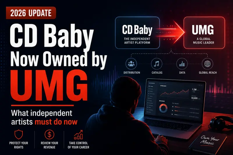 CD Baby Is Now Owned by UMG: What Independent Artists Must Do Now