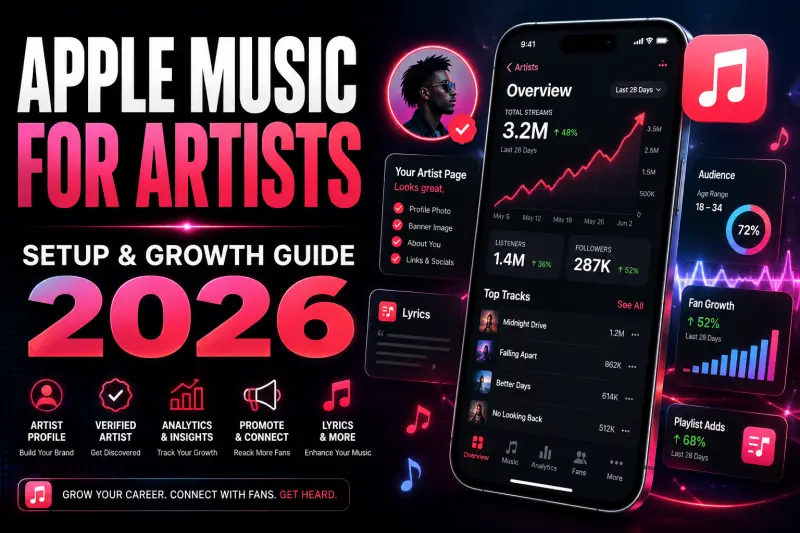 Apple Music for Artists Setup & Growth Guide 2026
